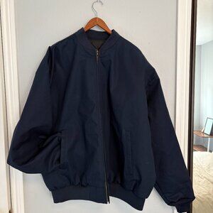 Vintage Navy Bomber Work Jacket Jacket | Water Resistant and WaterProof